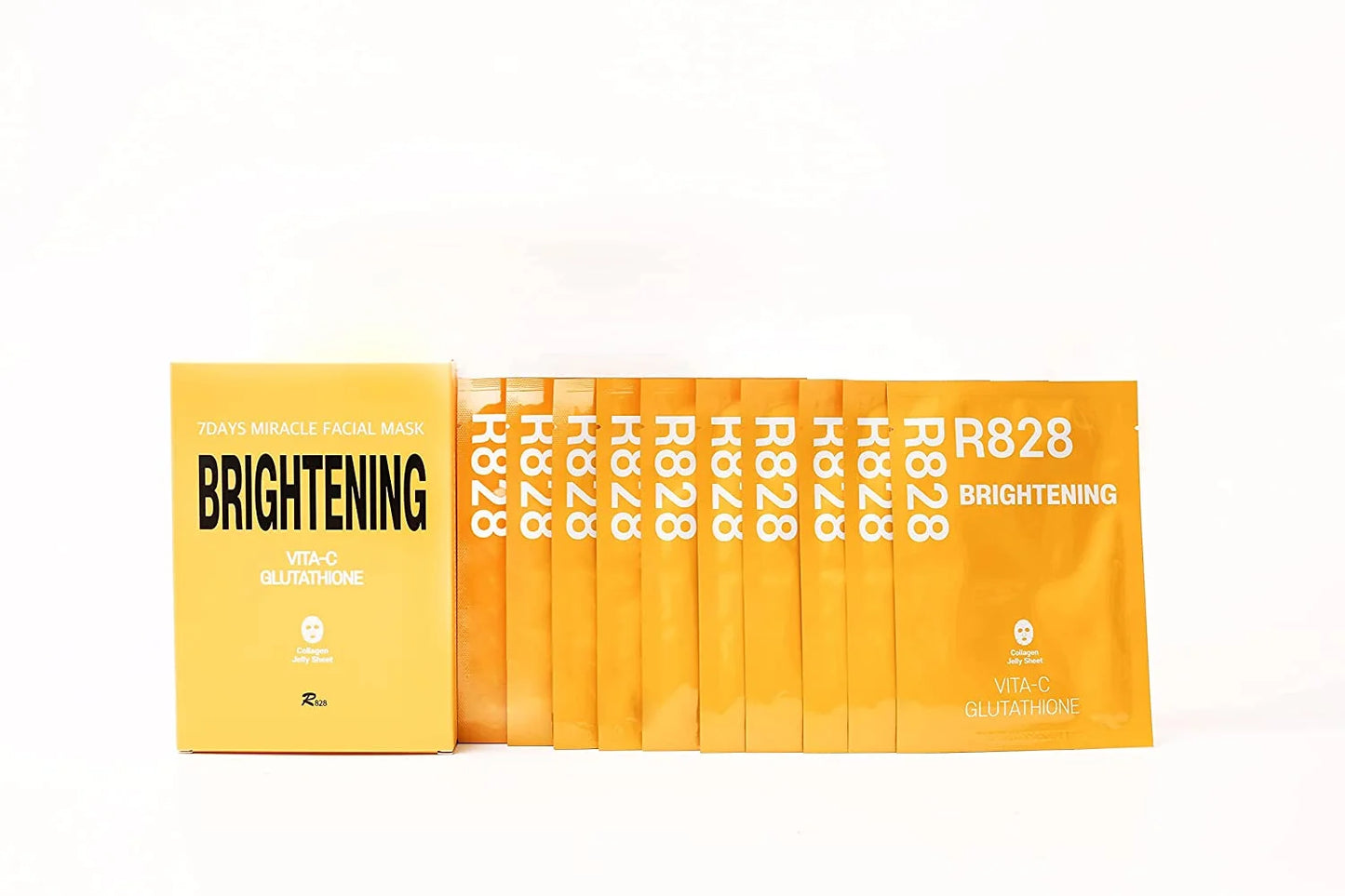 & and Brightening Pack R828 Glutathione Brightening Face Instant Lifting with Mask Vitamin Face C 10