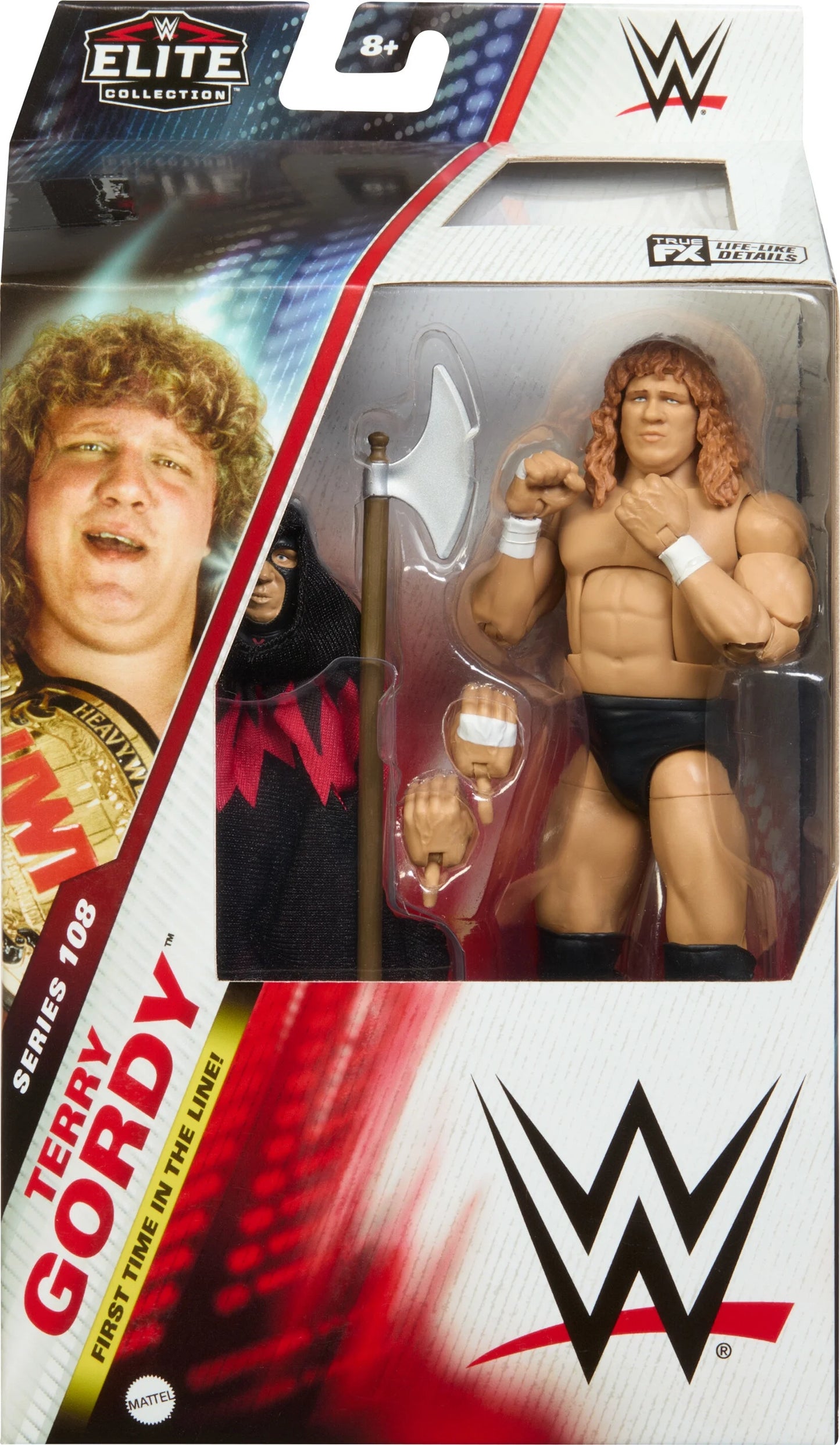 & Accessories Action Figure, Elite with Collectible 6-inch Terry Articulation WWE Superstar Gordy